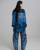 Iraida Electra Blue Oversized Πουκάμισο