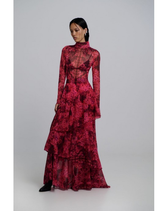 Iraida Heyden Fuchsia Maxi Φούστα
