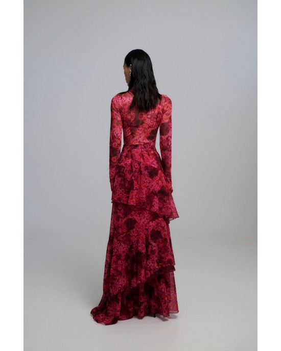 Iraida Heyden Fuchsia Maxi Φούστα