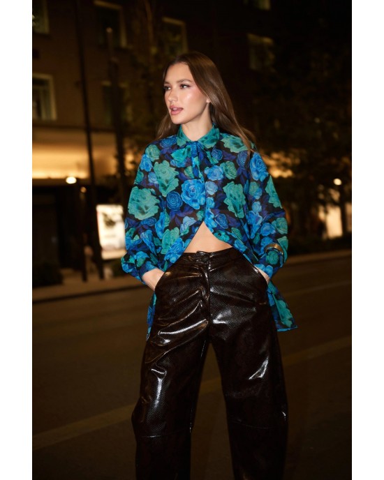 Iraida Jeanette Oversized Πουκάμισο