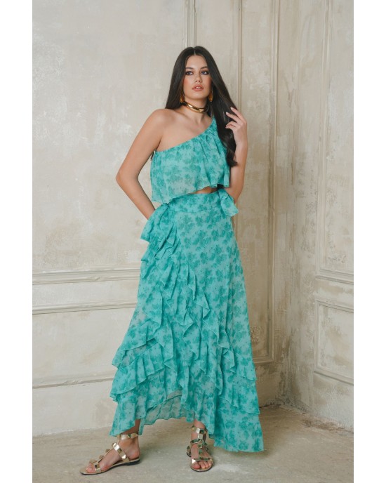 Iraida Ivy Set Crop Top & Maxi Φούστα