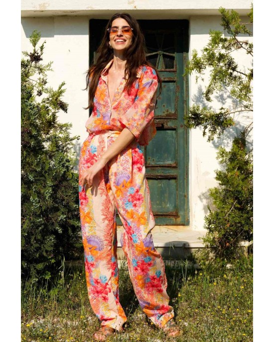 Iraida Lunetta Linen Παντελόνι