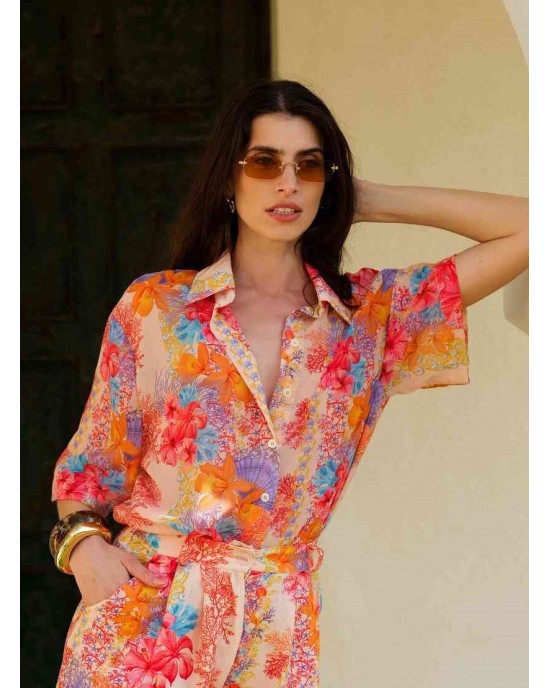 Iraida Lunetta Oversized Πουκάμισο