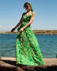 Iraida Orelia Green Maxi Φόρεμα