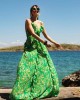 Iraida Orelia Green Maxi Φόρεμα