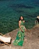 Iraida Riviera Green Maxi Φόρεμα