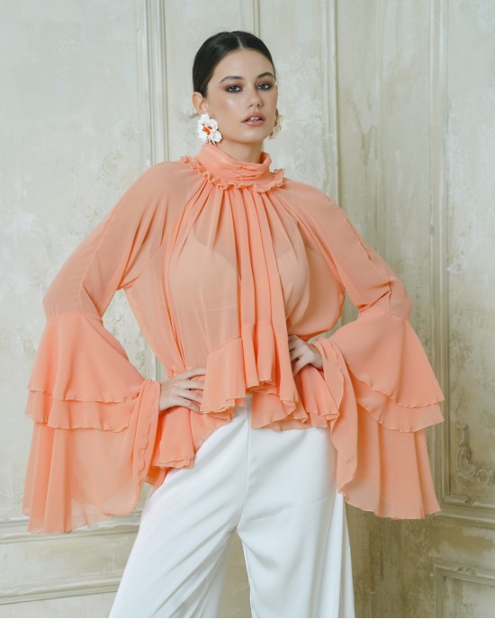 Iraida Sora Ruffled Μπλούζα