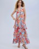 Iraida Aria Ruffled Maxi Φόρεμα