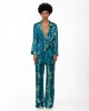Iraida Avera Satin Set Kimono & Παντελόνι