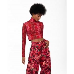 Iraida Calista Jersey Crop Top Μπλούζα