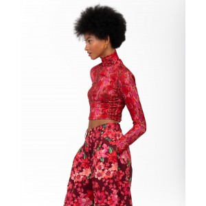 Iraida Calista Jersey Crop Top Μπλούζα