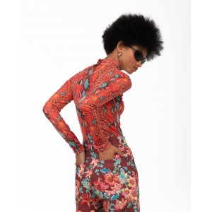 Iraida Elan Mesh Bodysuit Μπλούζα