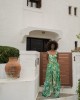 Iraida Isla Set Green Top & Παντελόνι