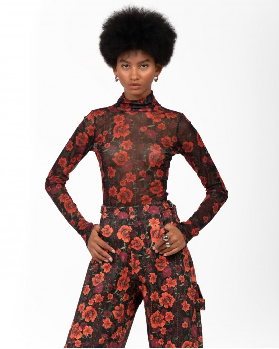 Iraida Noema Mesh Bodysuit Μπλούζα