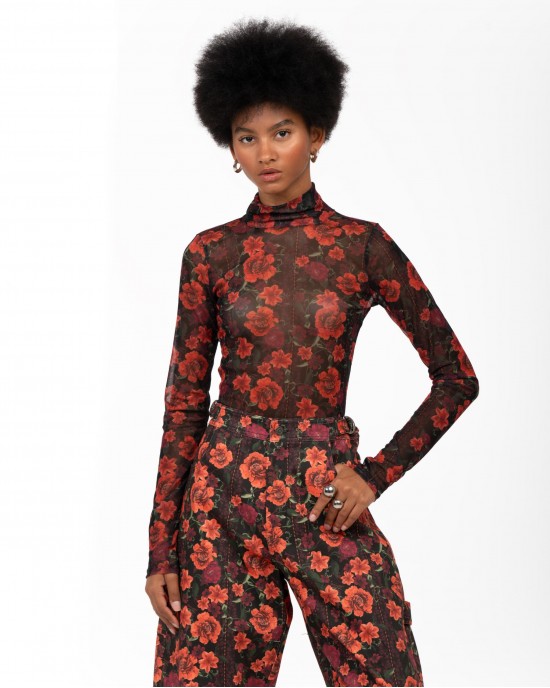 Iraida Noema Mesh Bodysuit Μπλούζα