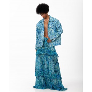 Iraida Oriane Blue Denim Τζάκετ