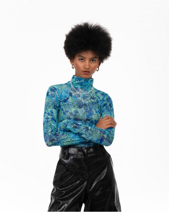 Iraida Oriane Mesh Bodysuit Μπλούζα