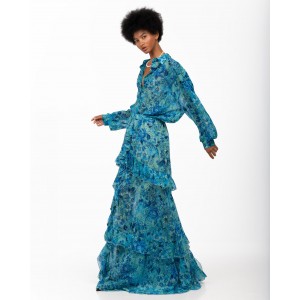 Iraida Oriane Oversized Blue Πουκάμισο