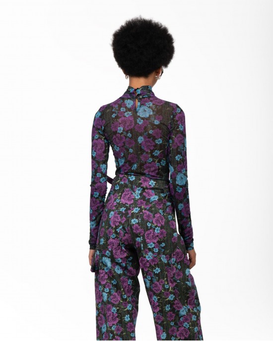 Iraida Reverie Mesh Bodysuit Μπλούζα