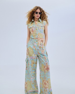 Iraida Solarie Cargo Set Γιλέκο & Παντελόνι