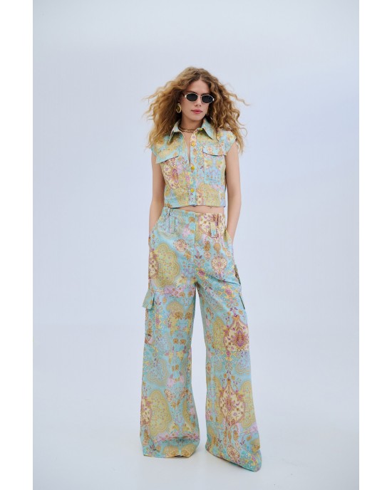 Iraida Solarie Cargo Set Γιλέκο & Παντελόνι