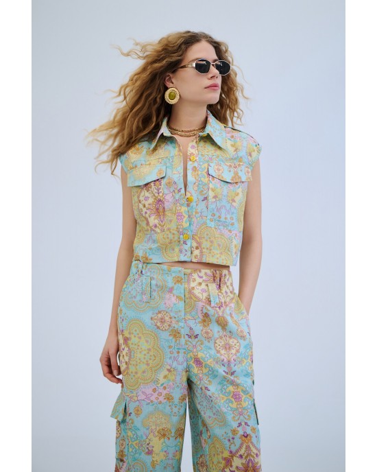 Iraida Solarie Cargo Set Γιλέκο & Παντελόνι
