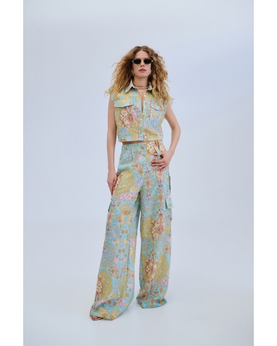 Iraida Solarie Cargo Set Γιλέκο & Παντελόνι