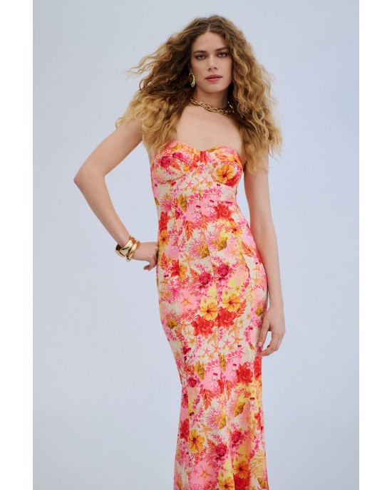 Iraida Sunritual Strapless Maxi Φόρεμα