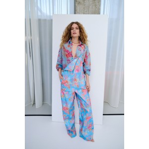 Iraida Sunspell Lightblue Oversized Πουκάμισο