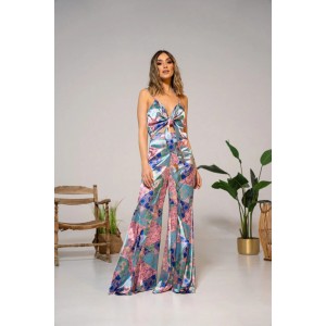 Iraida Bailey Satin Παντελόνι Multicolor