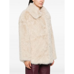 Jakke Rosemary Sand Pelted Faux Γούνα