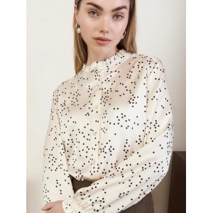 Jovonna Chloe Beige Μπλούζα