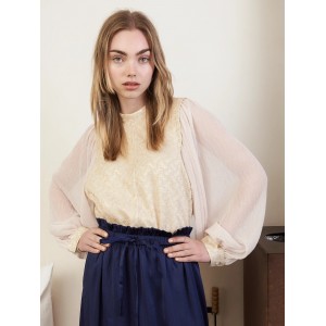 Jovonna Nostalgia Cream Μπλούζα