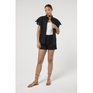 Jovonna Mimmo Black Σορτς