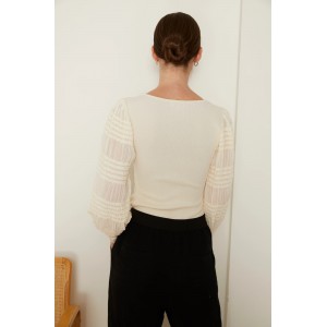 Jovonna Neasa Beige Μπλούζα