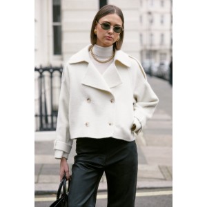 Jovonna Caudal Cream Παλτό Jovonna Caudal Cream Παλτό