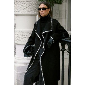 Jovonna Douvres Black Παλτό Jovonna Douvres Black Παλτό