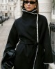 Jovonna Douvres Black Παλτό Jovonna Douvres Black Παλτό