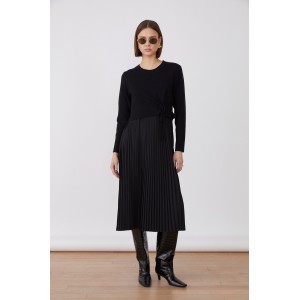 Jovonna Merida Knitted Black Φόρεμα Jovonna Merida Knitted Black Φόρεμα