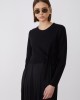 Jovonna Merida Knitted Black Φόρεμα Jovonna Merida Knitted Black Φόρεμα
