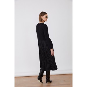 Jovonna Merida Knitted Black Φόρεμα Jovonna Merida Knitted Black Φόρεμα