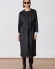 Jovonna Nana PU Trench Black Παλτό Jovonna Nana PU Trench Black Παλτό
