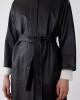 Jovonna Nana PU Trench Black Παλτό Jovonna Nana PU Trench Black Παλτό