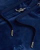 Juicy Couture Blue Depths Classic Velour Robertson Φούτερ Με Κουκούλα