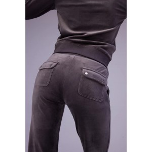 Juicy Couture Top Hat Classic Velour Del Ray Pocketed Παντελόνι Φόρμας