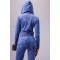 Juicy Couture Grey Blue Classic Velour Del Ray Pocketed Παντελόνι Φόρμας