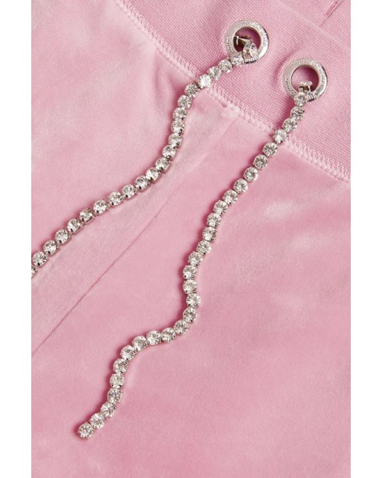 Juicy Couture Begonia Pink Diamante Draw Cord Παντελόνι Φόρμας