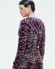 Juicy Couture Tawny Tiger Print Zip Through Φούτερ Με Κουκούλα
