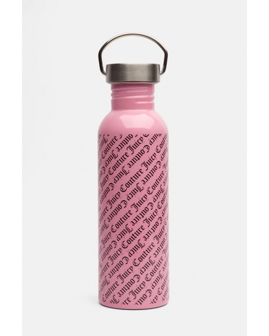 Juicy Couture Pink All Over Print Stainless Steel Παγούρι Νερού