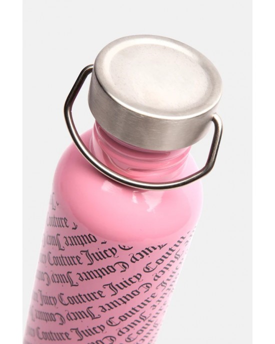 Juicy Couture Pink All Over Print Stainless Steel Παγούρι Νερού